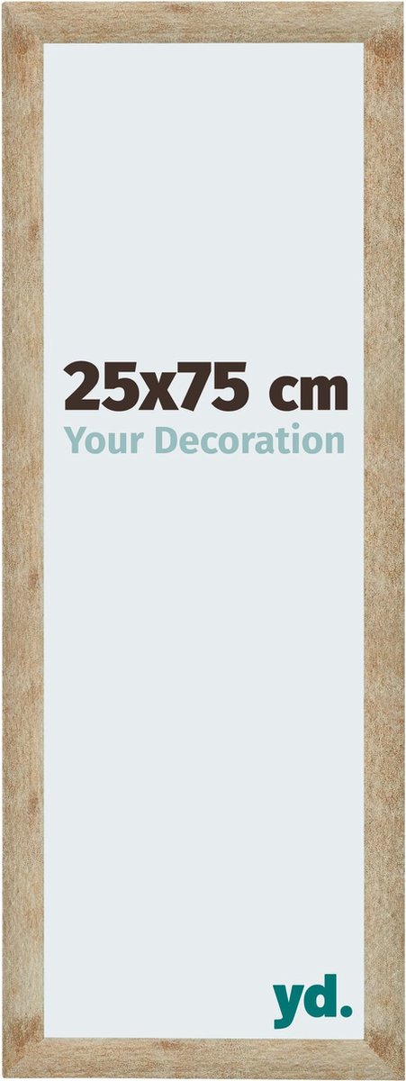 yd. Your Decoration - Fotolijst 25x75 cm - MDF - Goud - Catania