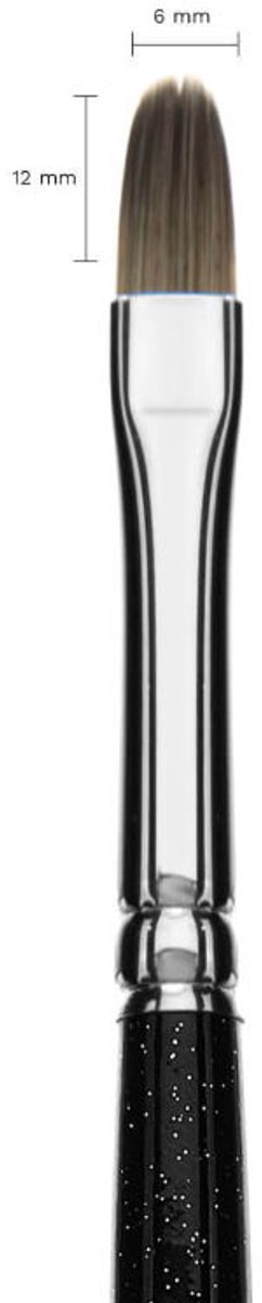 XFEM Professional Gel Brush Oval #6
