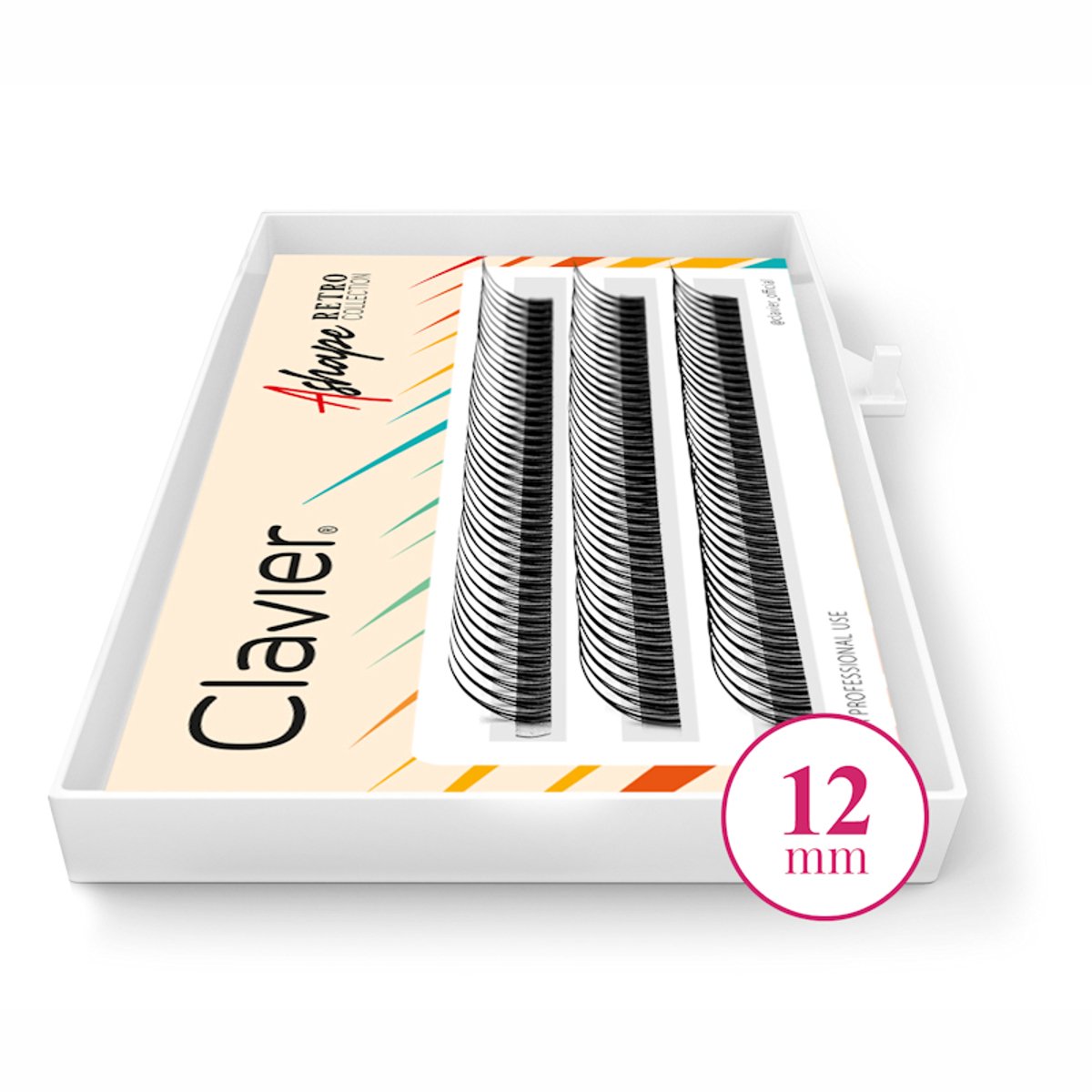 Clavier A-Shape Retro Collection Nepwimpers - 12mm. C-krul