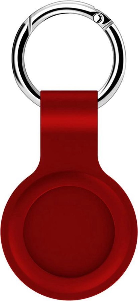 Ulanax® | Sleutelhanger - Geschikt voor apple airtag - Rood |