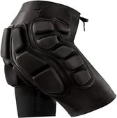 Beschermende gewatteerde korte broek, sportkleding met slagvastheid, outdoor impact beschermende uitrusting voor snowboard, skating, skiën, skateboard, uniseks, 3D-bescherming voor heup, billen en stuitje