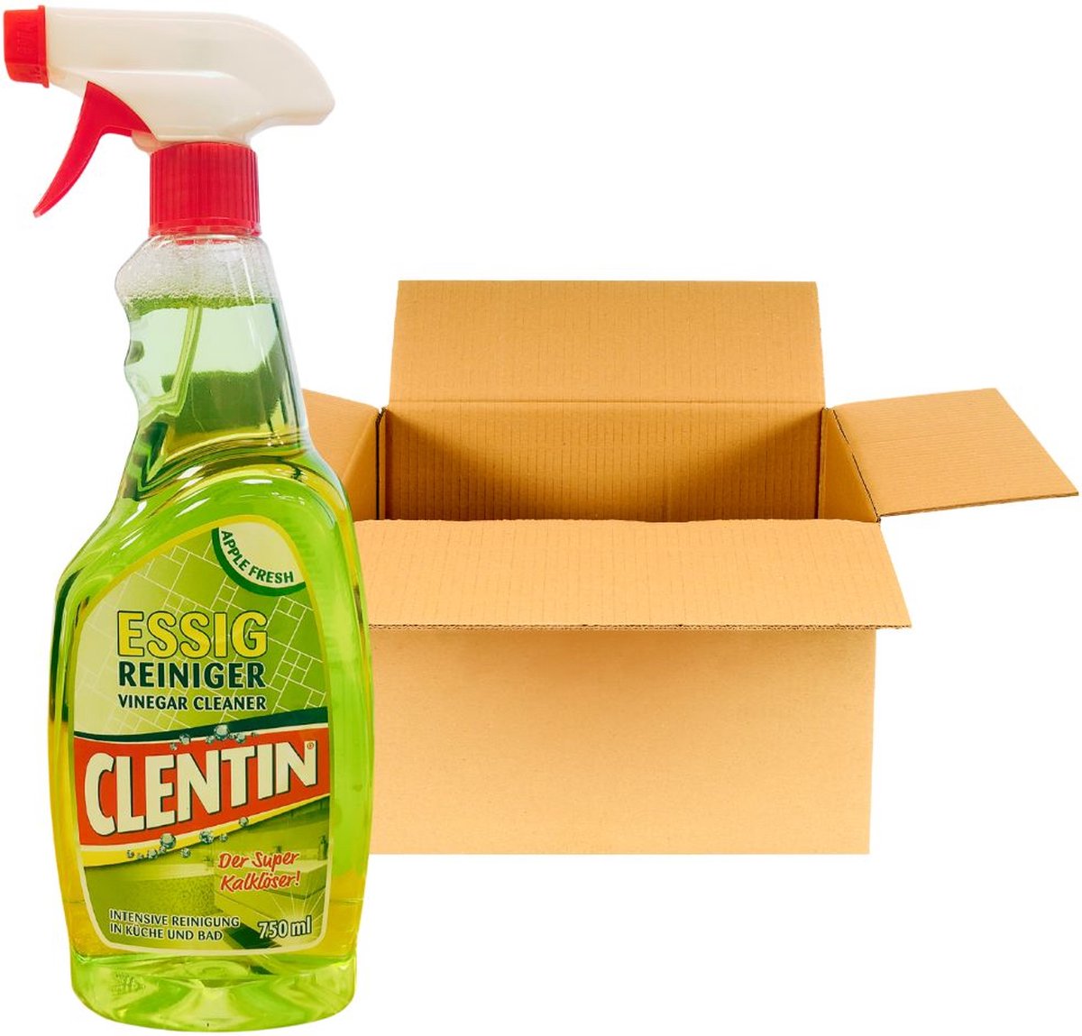 Clentin Schoonmaakazijn Appelfris Doos 12 x 750 ml
