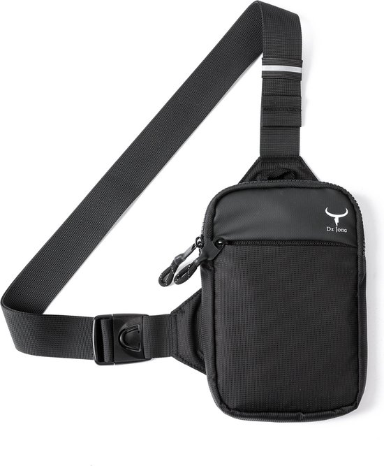 Foto: De jong crossbodytassen crossbody bag voor heren stijlvolle en praktische slingbag