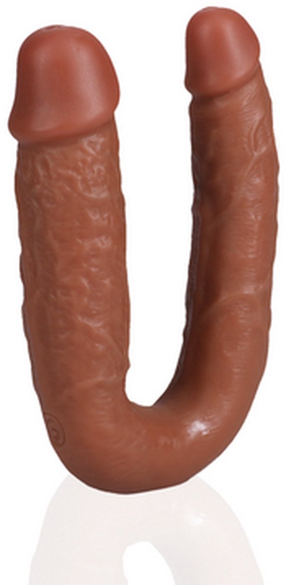 Goedkoopste U Shaped Double Dildo 5 / 12,7 cm - Tan