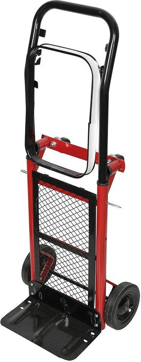 63256 steekwagens-transportkarren Cogex converteerbaar met grote wielen hand truck