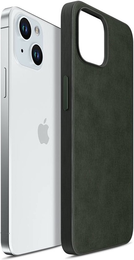 Coque de téléphone verte 3mk HARDY MagFabric pour Apple iPhone 15