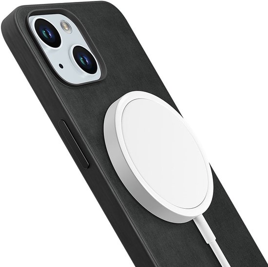 Coque de téléphone noire 3mk HARDY MagFabric pour Apple iPhone 15