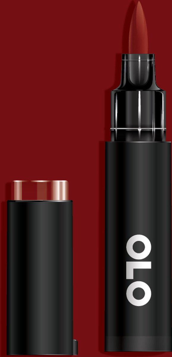 OLO Brush Halve Alcohol Marker R1.7 Carmine