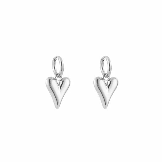 Bijoutheek Boucles d'oreilles pendantes Coeur Argent