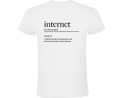 Internet Dictionary Heren T-shirt - nerd - ict - programmeur - technologie - engels - grappig - connected
