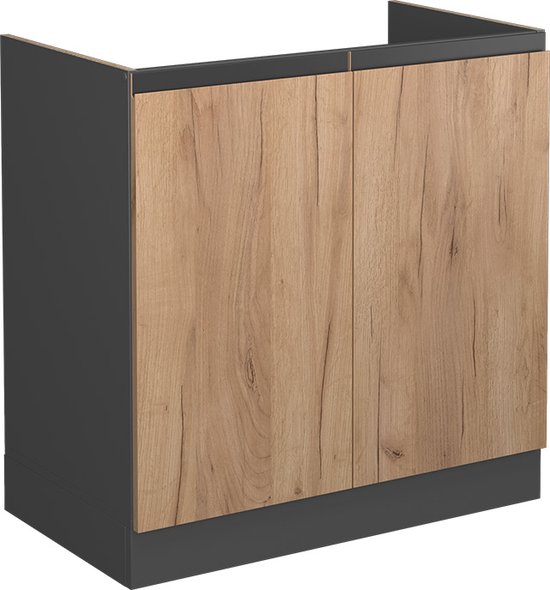 Wastafelonderkast groen 80x32x54 fynn