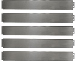 OK-Living Gazonrand – 100 x 14 cm 5 meter Zilver