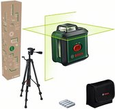 Bol.com Bosch UniversalLevel 360 Set - 360° Kruislijnlaser - Inclusief Statief - Opbergetui - Batterijen aanbieding
