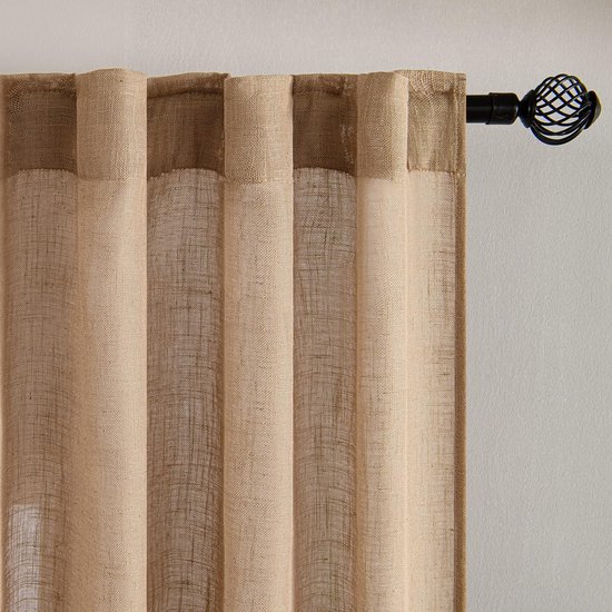 Gardinenbox Voile - Cortina Transparente Con Ojales, 100