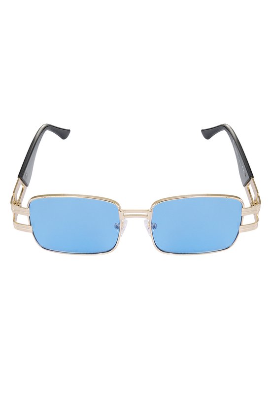 Zonnebril simple metal essential - blauw goud van Sinner — afbeelding 2