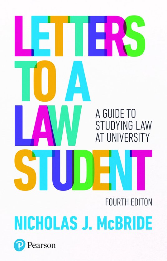 Letters to a Law Student - cover