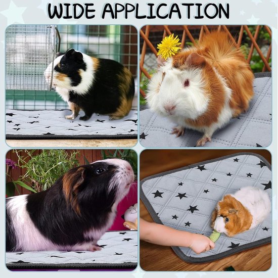Cavia Fleece Liners 75x75 -Bodembedekking Knaagdieren Konijnen Cavia Fleece Liners 75x75 -Bodembedekking Knaagdieren Konijnen