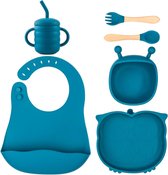 Lot De 4 Bols Bébé Silicone Avec Ventouse – Antidérapant, Sans BPA, Micro-ondes Et Lave-vaisselle