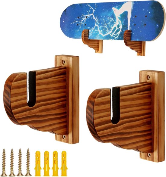 Skateboard Wall Mount Display Rack Clear Acryl Skateboard Wall Hanger Longboard Skateboard Opslag Rack Houder