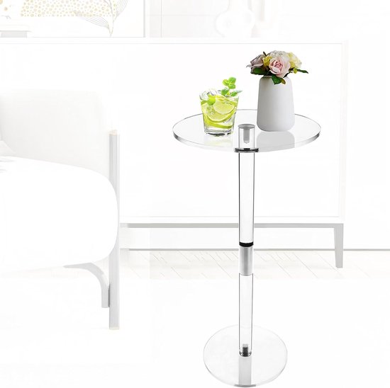 Grand patio Bijzettafel 2-tier salontafel ronde eindtafel voor patio