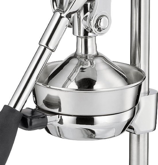 Handmatige sapcentrifuge roestvrij staal - handpers voor 25% meer sap - weinig inspanning - professionele fruitpers - 225 x 195 x 435 cm chroom — afbeelding 5