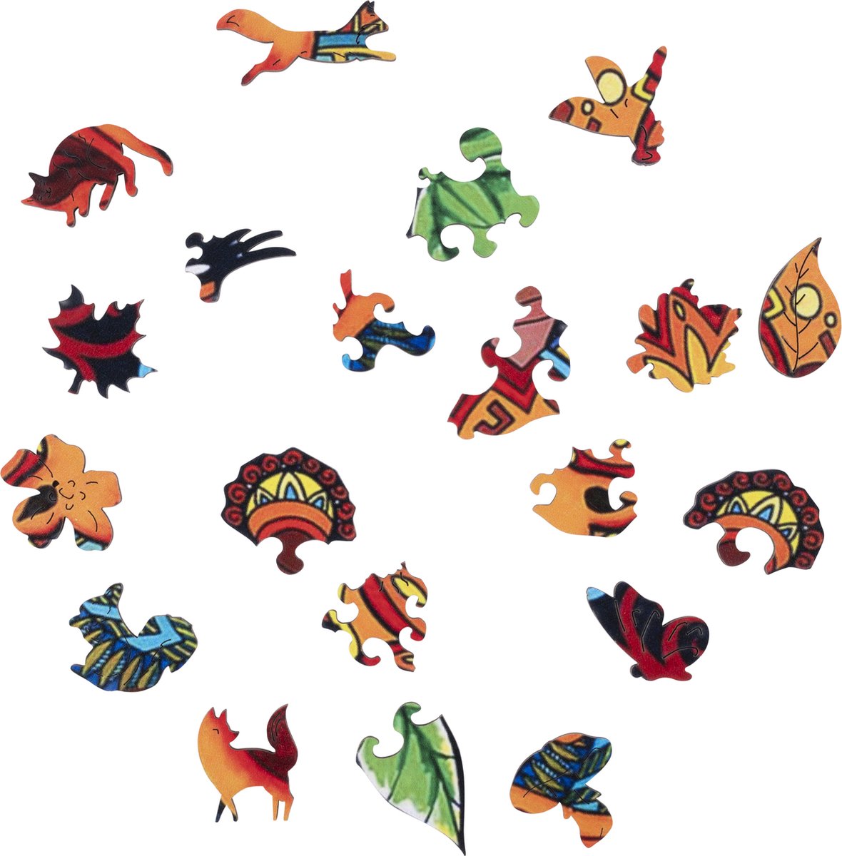 Houten Puzzel Giraf – 113 Unieke Puzzelstukjes – A4 Formaat Houten Legpuzzel – Dieren Puzzelspel – Educatief Denkspel – Inclusief Opbergetui – Engelhart — afbeelding 10