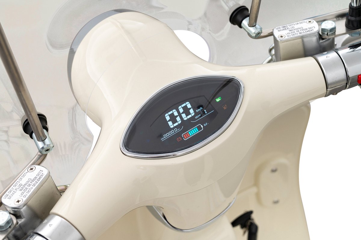 E-scooter - Retelli Vecchio Classico - mat zwart 20ah- Keuze uit: Brom/snor - retro - incl kenteken, tenaamstelling en rijklaar maken – foto 8