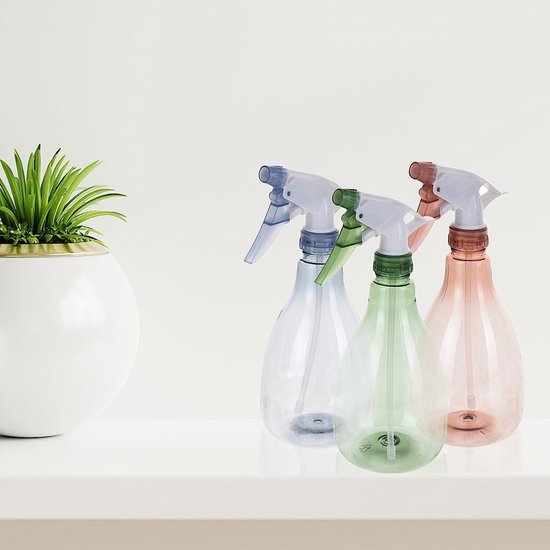 Pulvérisateur Plastique 500 Ml Réglable - Pour Plantes, Repassage & Jardin, Tête Fine & Jet