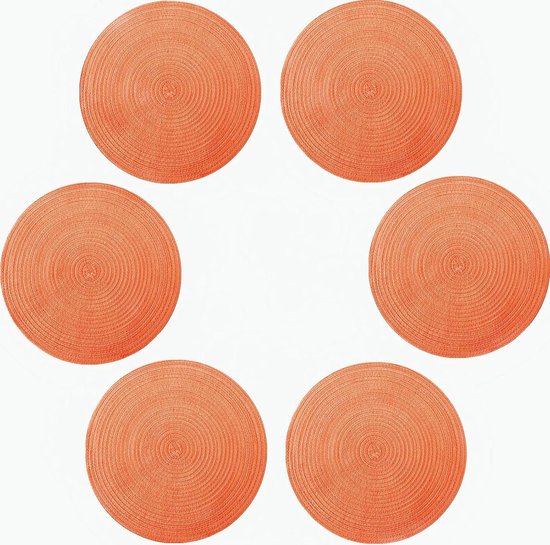 Placemats - Cirkelvormig - Afwasbaar - Keukenhulpjes kopen
