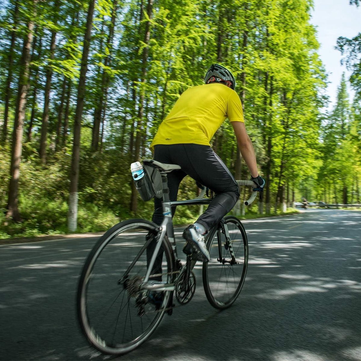 Waterdichte Zadeltas voor Mountainbike en Racefiets - Achtertas 15 l - Scheurvast - Met Waterfleszak