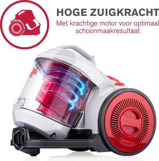 Dirt Devil Affairser DD2502 – Aspirateur Sans Sac 700W – HEPA 12