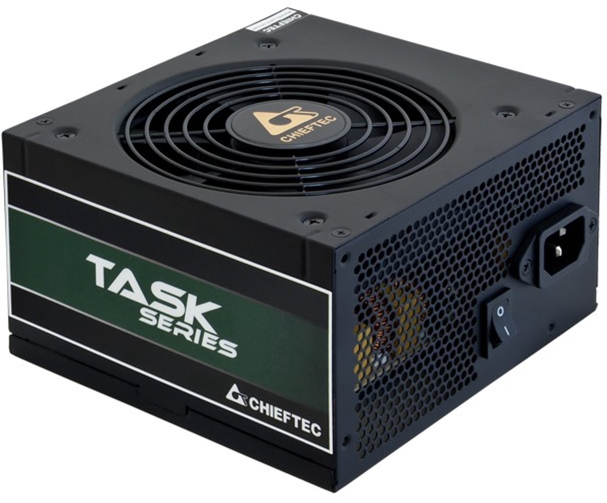 Chieftec Task TPS-500S power supply unit 500 W 24-pin ATX ATX Zwart