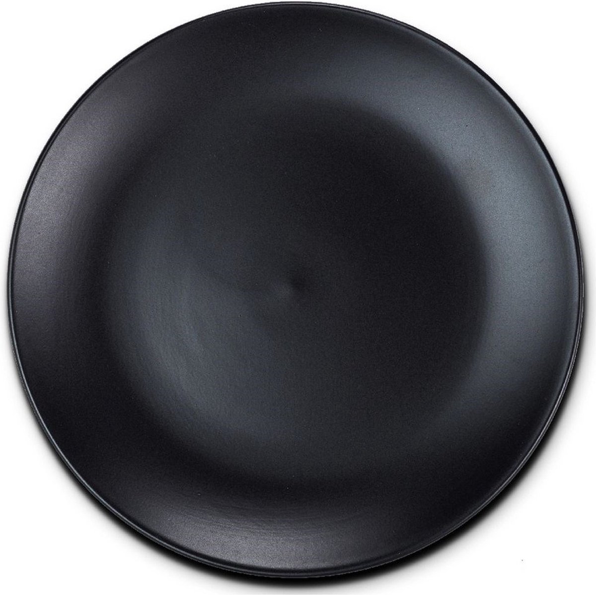 Nava Dessertbord Keramiek Zwart SOHO 21 cm Taart Bordjes Bord Ontbijtbord Borden