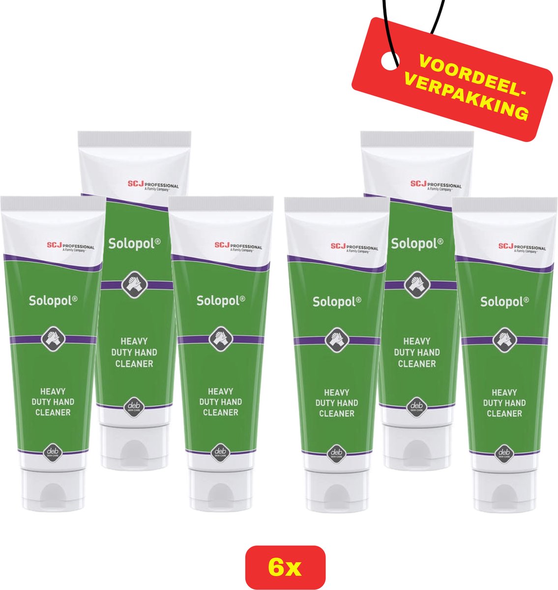 Goedkoopste 6X Solopol Sterke Handreiniger- 6x 250ml - Voordeelverpakking!