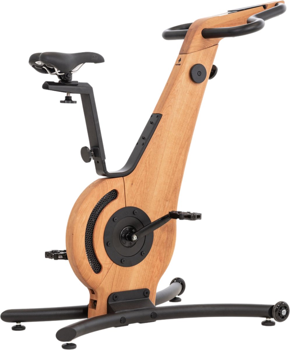 Nohrd Bike V2 Kersen - Indoor Bike - Kersenhout - Touchscreen