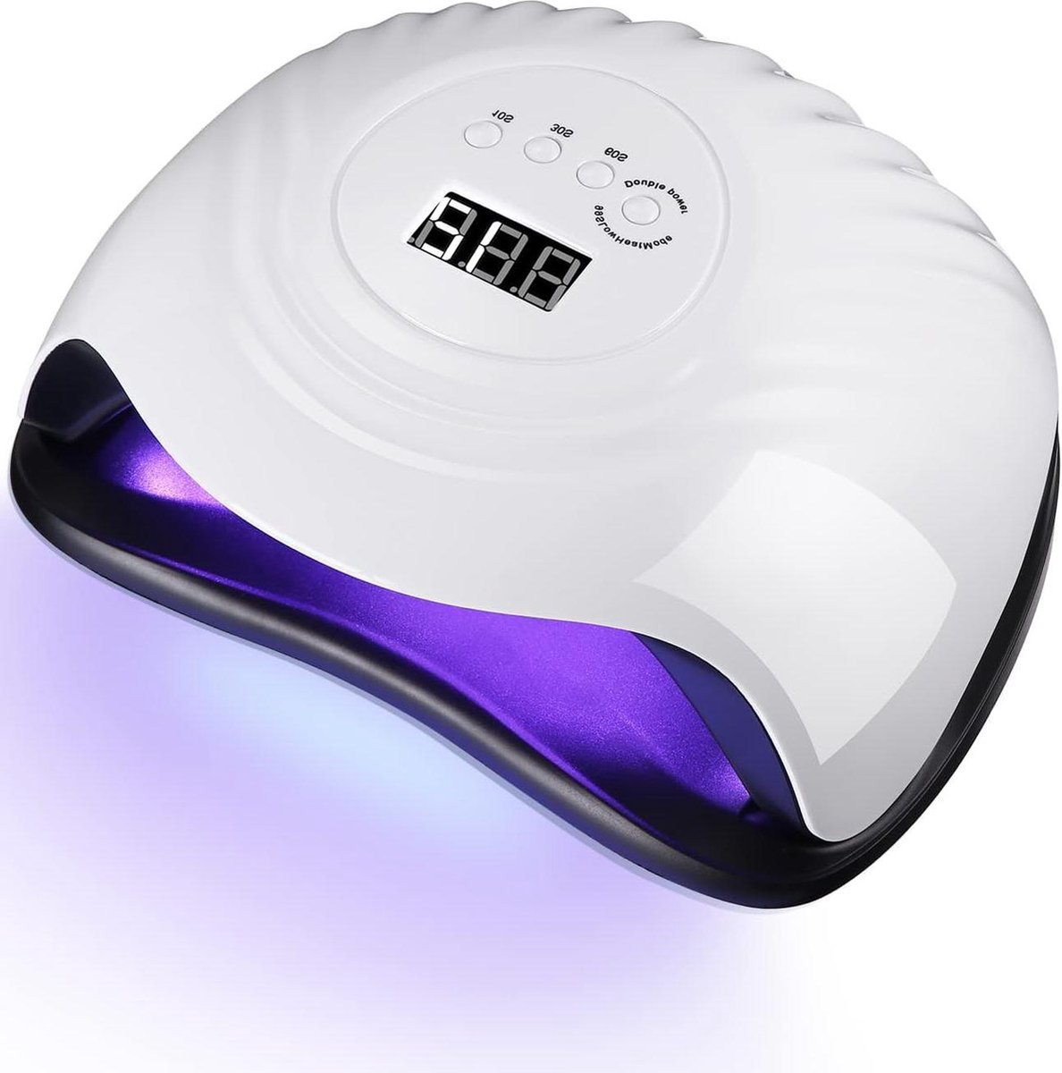 Professionele UV LED Gel Nagels Lamp 168 W met Timer Sensor Draagbare Nagel Droger met LCD Display Wit