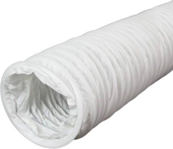 Tuyau flexible de ventilation PVC blanc Ø 125 mm (6 mètres)
