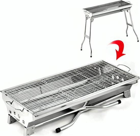 Herzberg Adventure Grill: Draagbare BBQ met Luxe Opbergtas - Barbecue van Herzberg — afbeelding 5