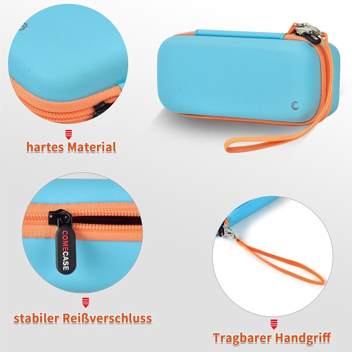 PAIYULE Tasche für Ravensburger tiptoi Ladestation 00111/00112/ 00159/00806/ 00801, Aufbewahrungshalter für USB für den tiptoi Stift, tiptoi Zubehör-s(Nur Box) (blau
