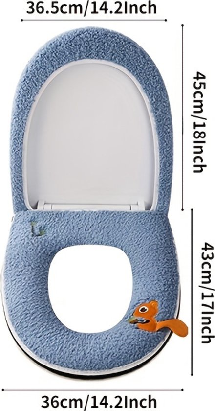 Nivard Couvre-siège de WC - Couvre-siège de WC - Abattant de WC - Abattant de WC - Abattant de WC - Siège de WC chauffant - (Non électrique) - Doux - Rouge