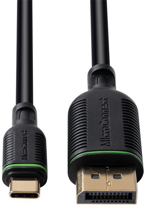 Microconnect MC-USBCDP3, 3 m, USB Type-C, DisplayPort, Mâle, Mâle, Droit