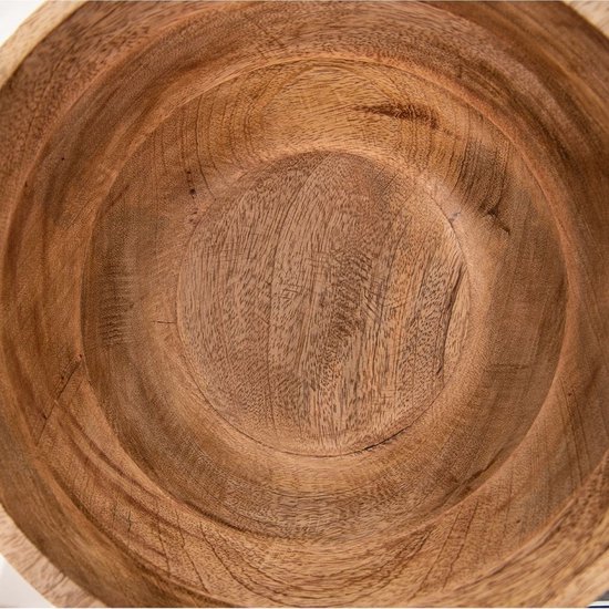 Vilde Bol En Bois De Manguier Pour Fruits Et Plats - 30 Cm, 3 Litres, Décoratif