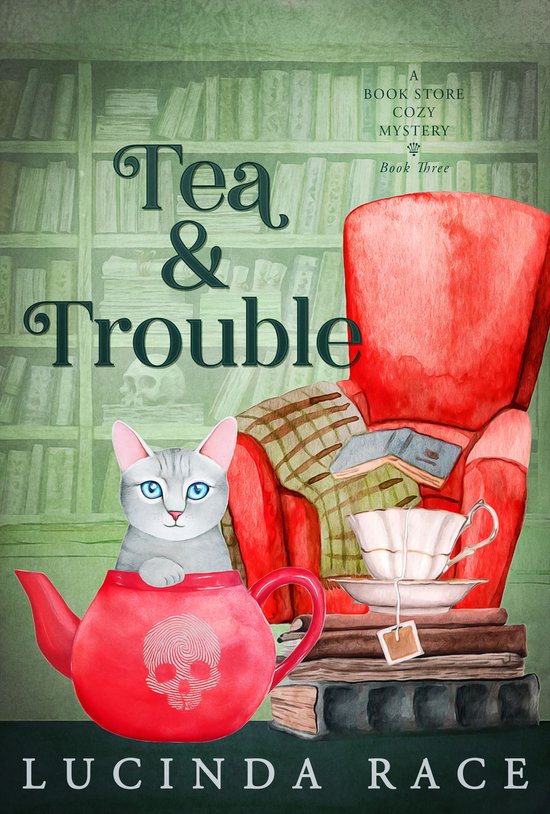 A Book Store Cozy Mystery 3 - Tea & Trouble - cover