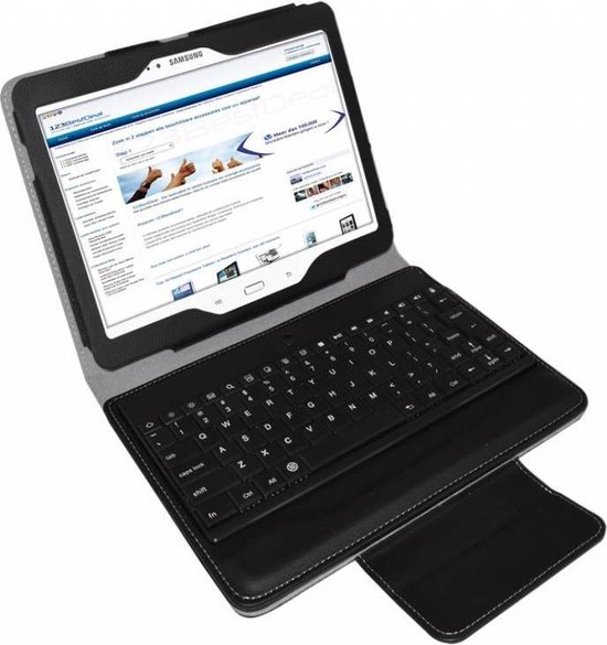 Versterken Diplomaat wimper Luxe Samsung Galaxy Note 10.1 2014 Toetsenbord, Keyboard met hoes | bol