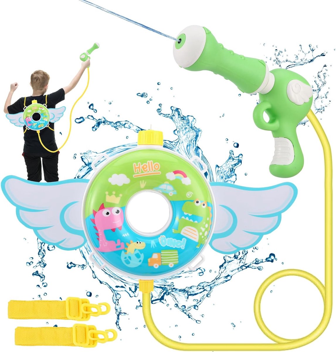 Waterpistool rugzak Waterpistool Waterspeelgoed Waterpistolen Watergevecht Must have voor in de zomer!