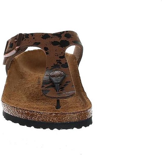 Chaussons Birkenstock Gizeh pour enfants Small fit - Marron - Taille 32