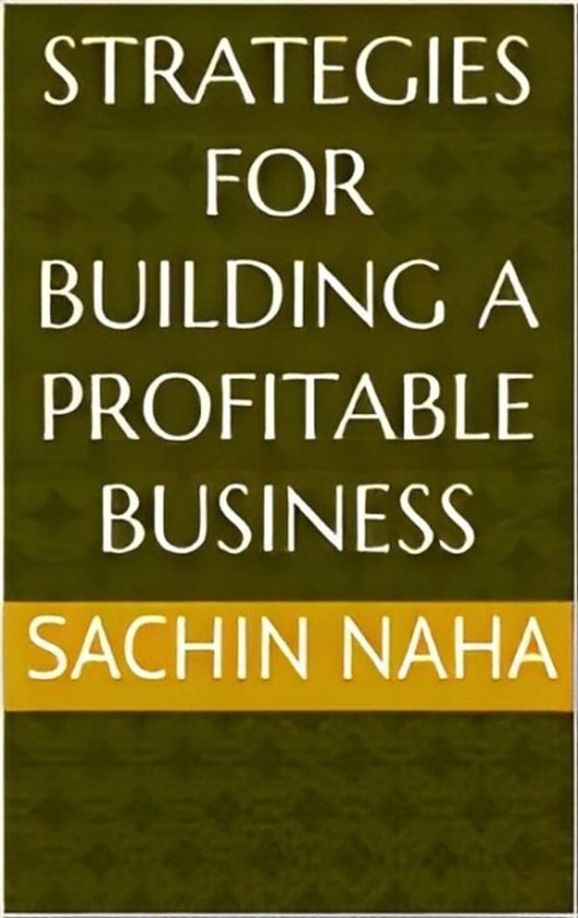 Strategies for Building a Profitable Business - cover