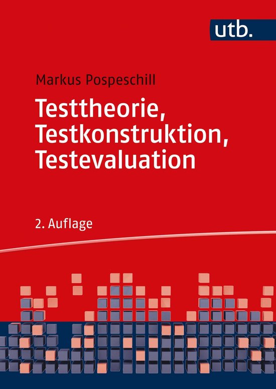 Testtheorie, Testkonstruktion, Testevaluation - cover