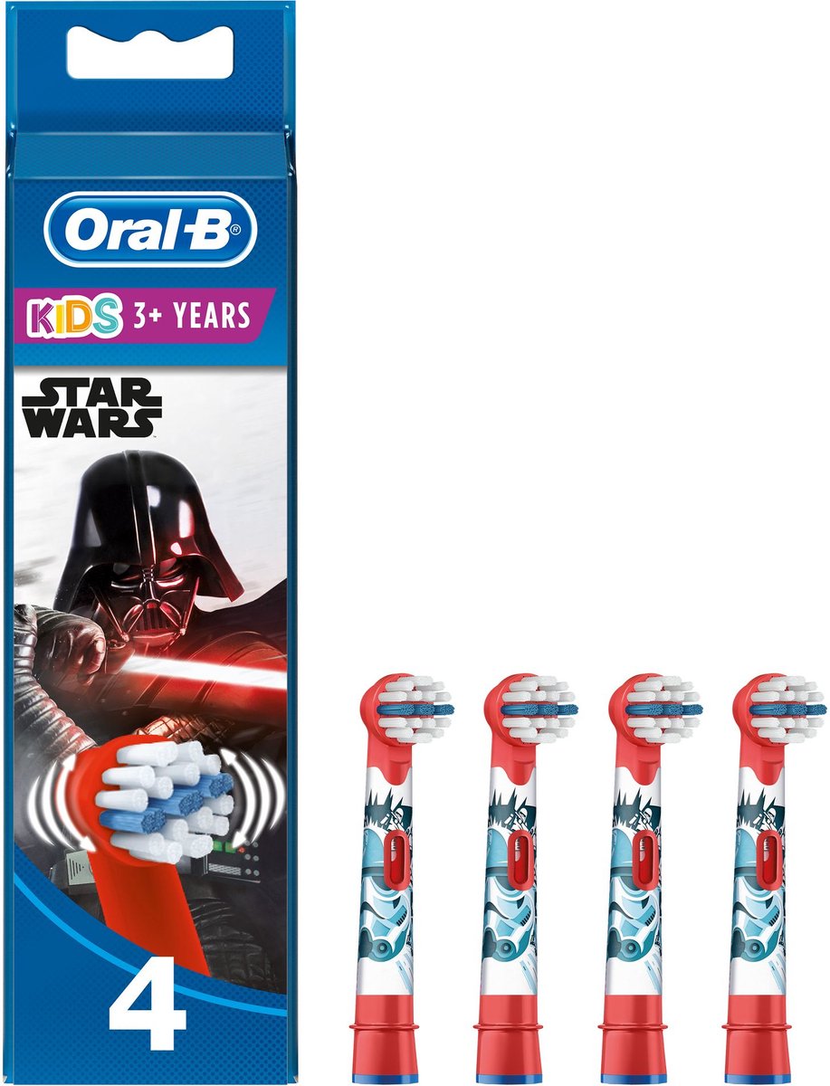Oral-B Kids Star Wars - Opzetborstels - 4 stuks