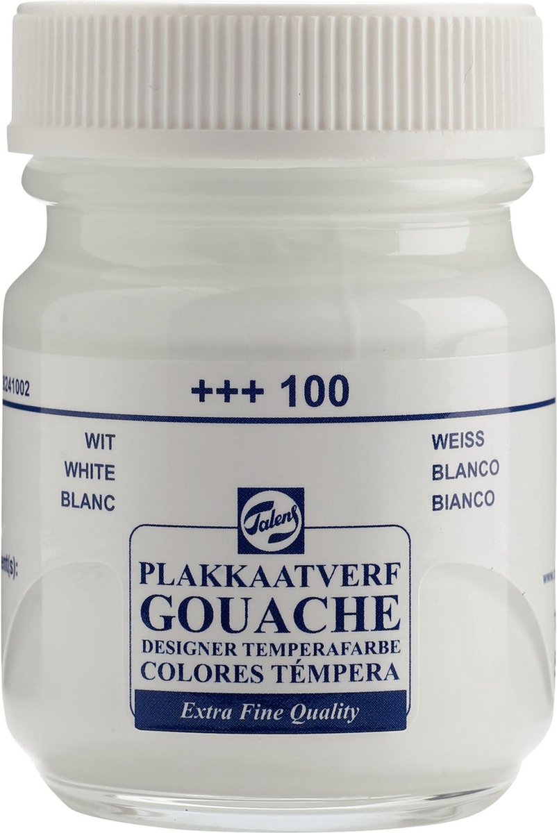 Plakkaatverf Extra Fijn Flacon 50 ml Wit 100